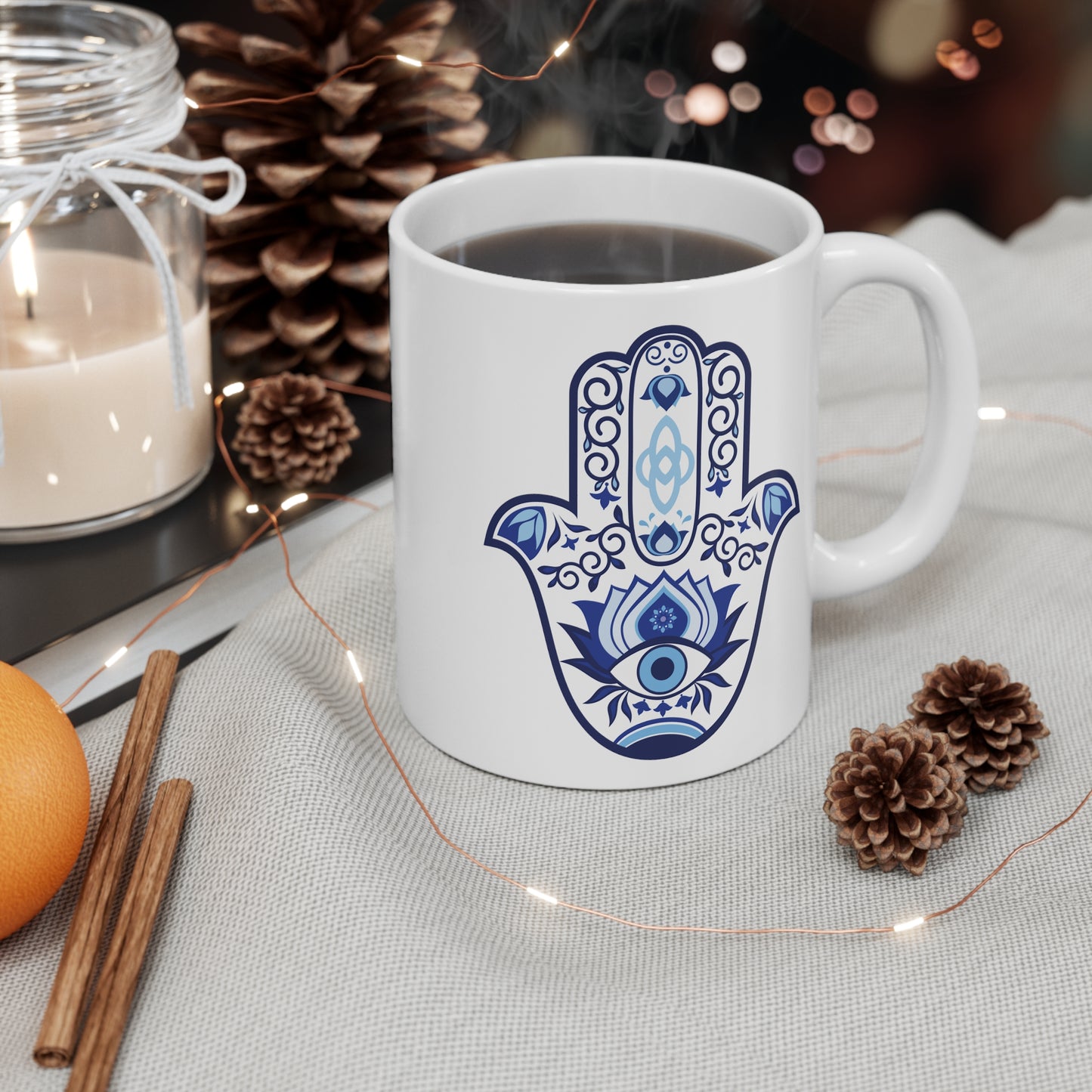 Evil Eye Hamza Mug 11oz