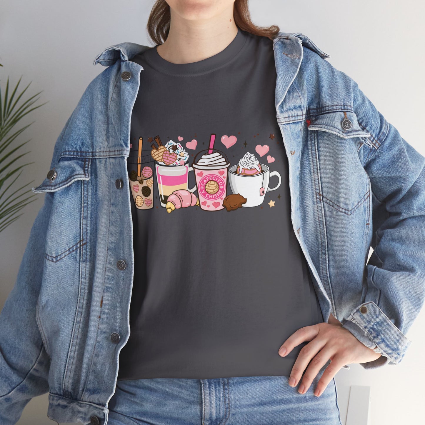 Cafecito y chisme cup t shirt