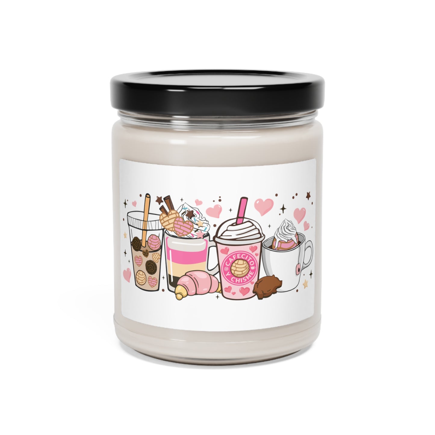 Cafecito y chisme Scented Soy Candle, 9oz