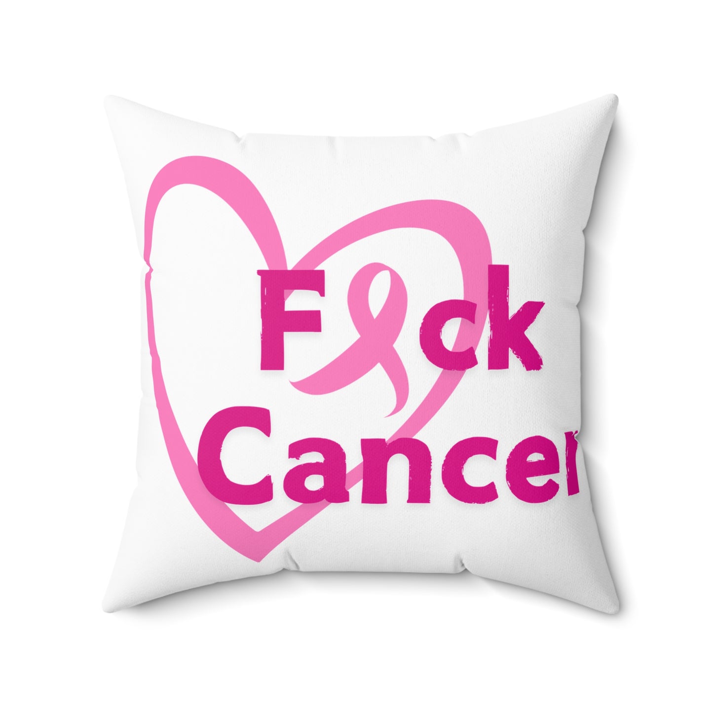 Eff Cancer Square Pillow