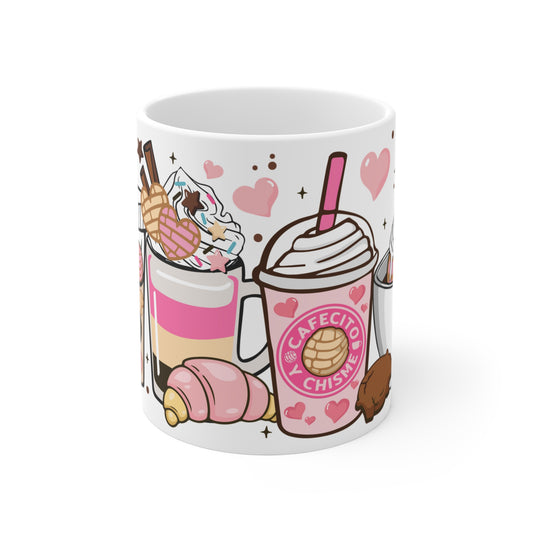 Cafecito y chisme Coffe cups, 11oz Mug