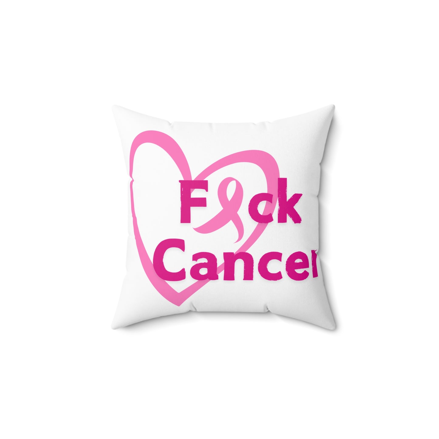 Eff Cancer Square Pillow