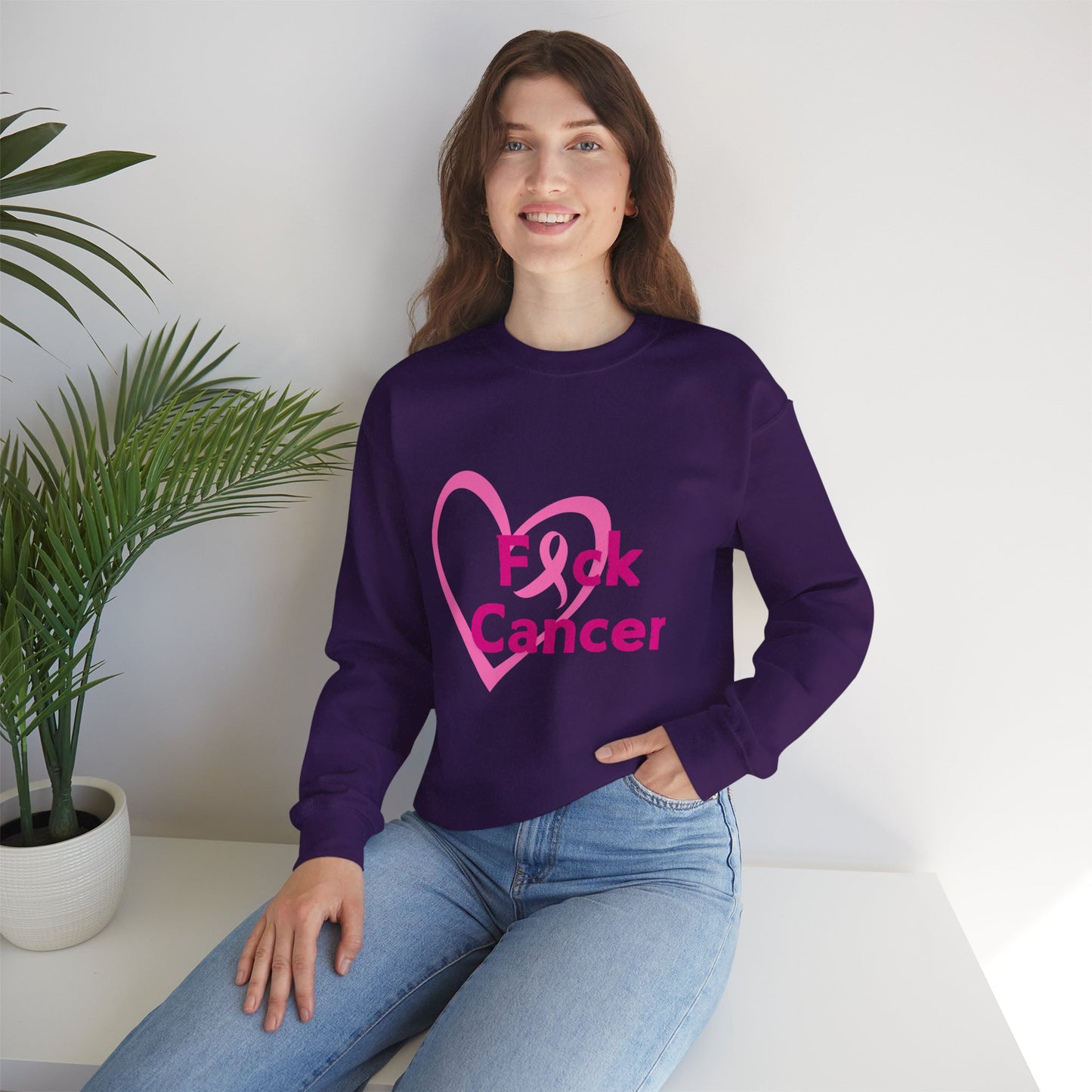 Eff Cancer Crewneck Sweatshirt