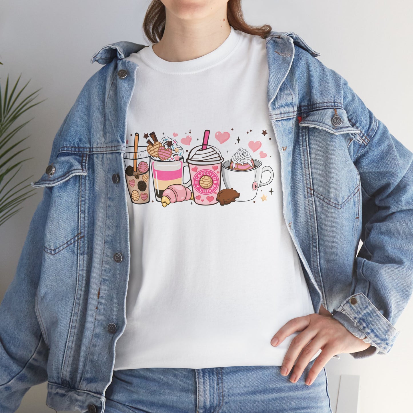 Cafecito y chisme cup t shirt