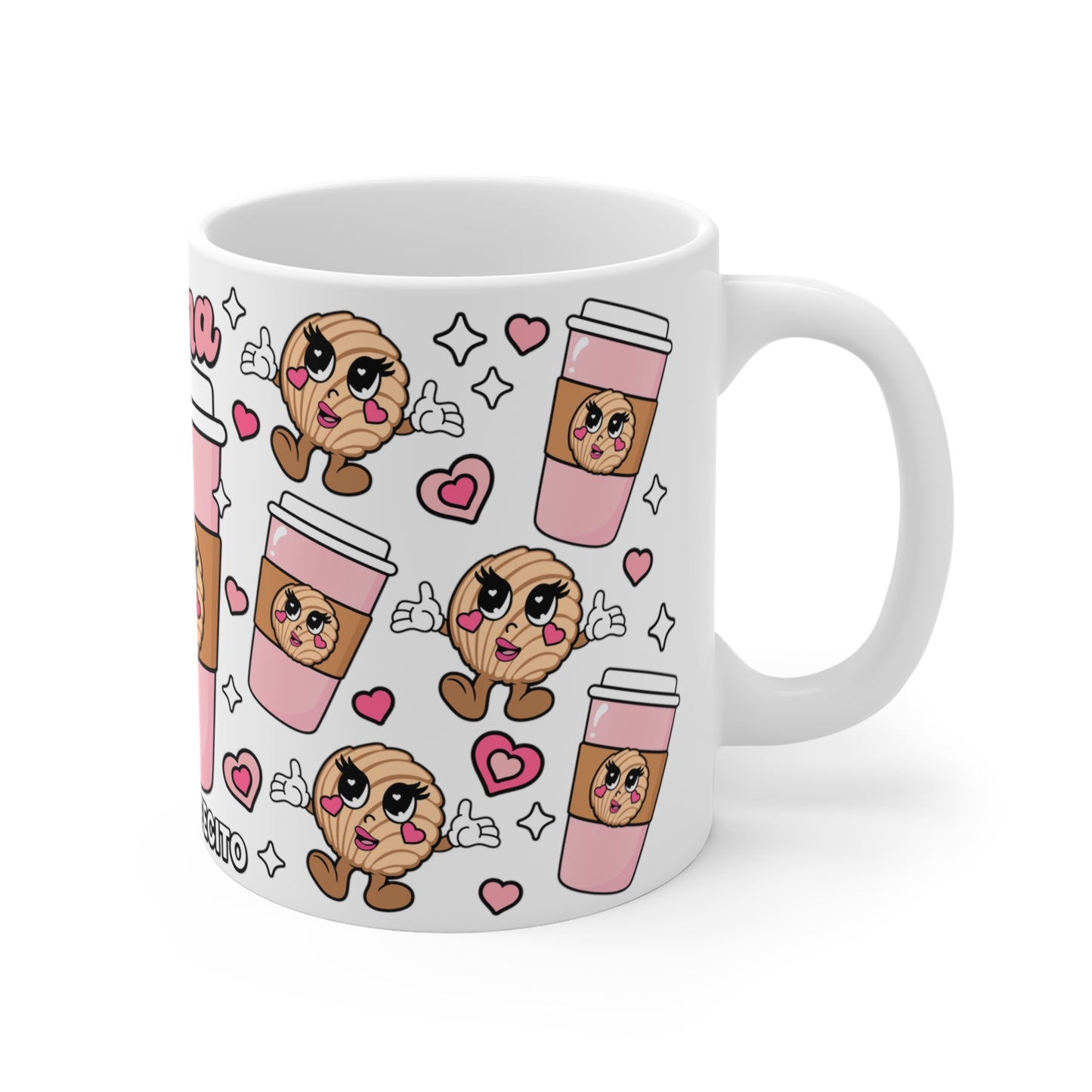 Half Latina Half Cafecito Mug 11oz