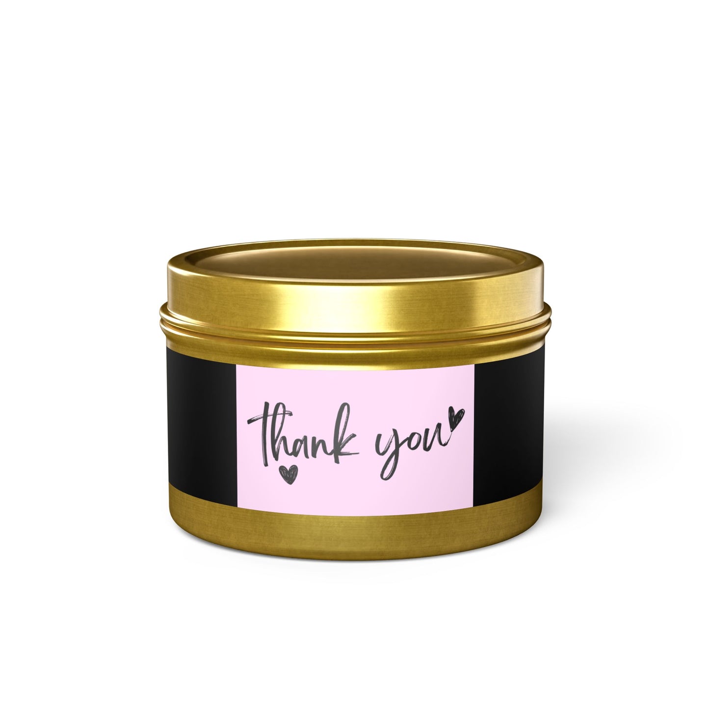 Tin Candles, small candle, cute gift, thank you, thank you gift