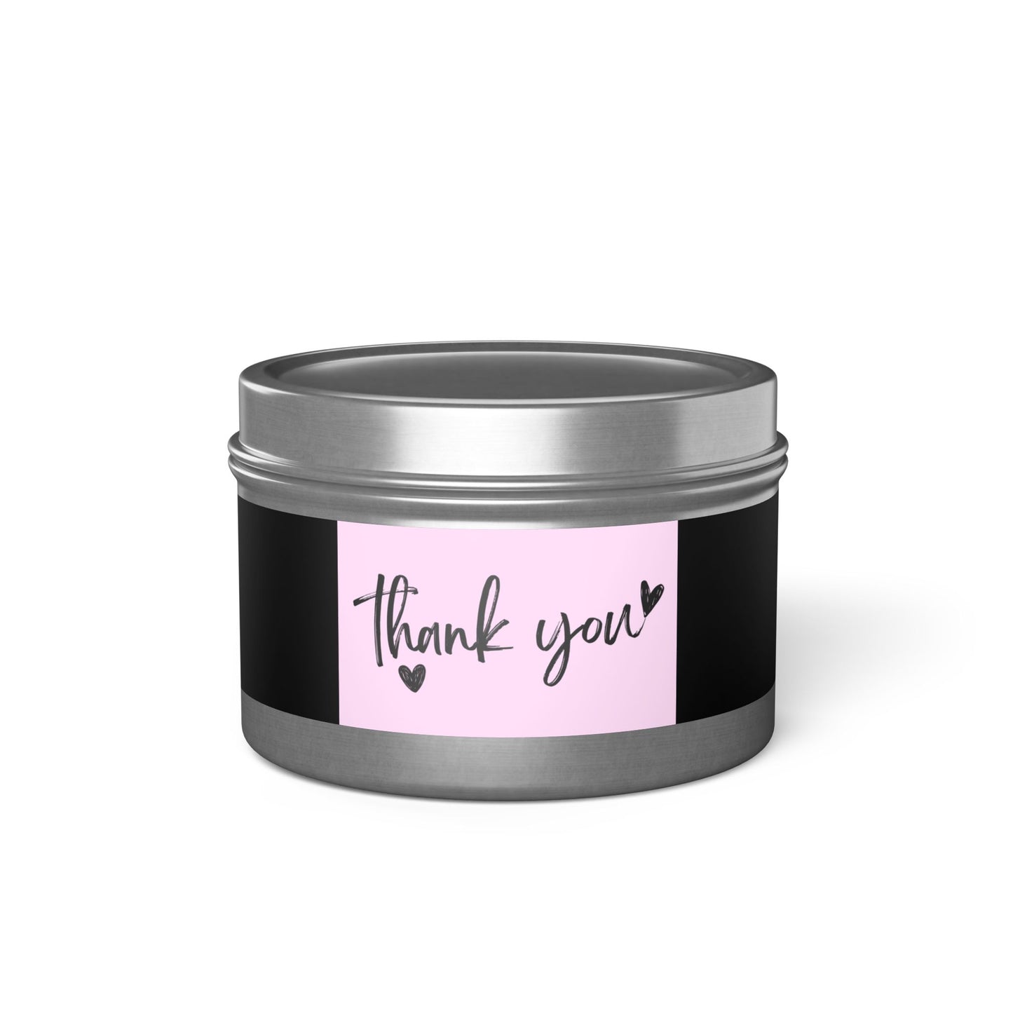 Tin Candles, small candle, cute gift, thank you, thank you gift