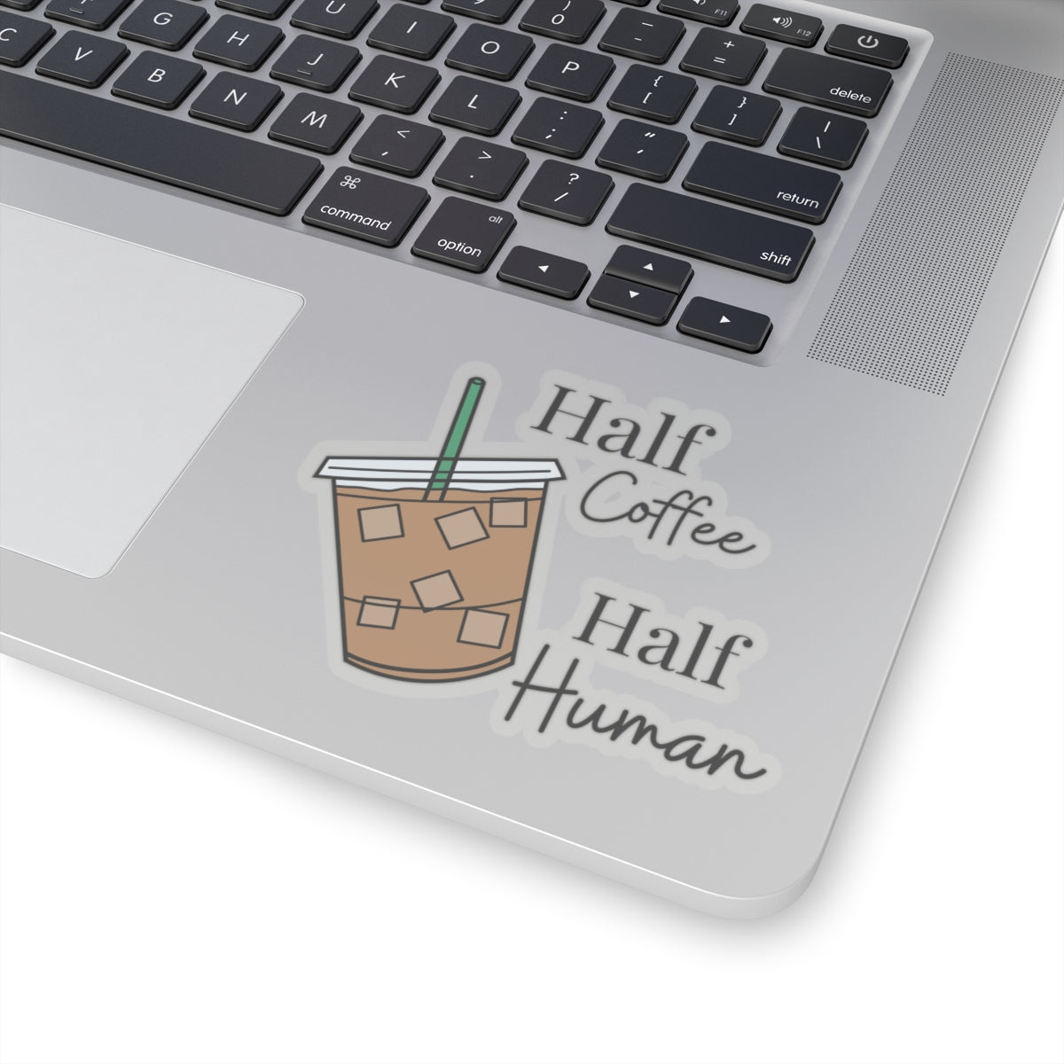 Half Coffee Half Human Sticker