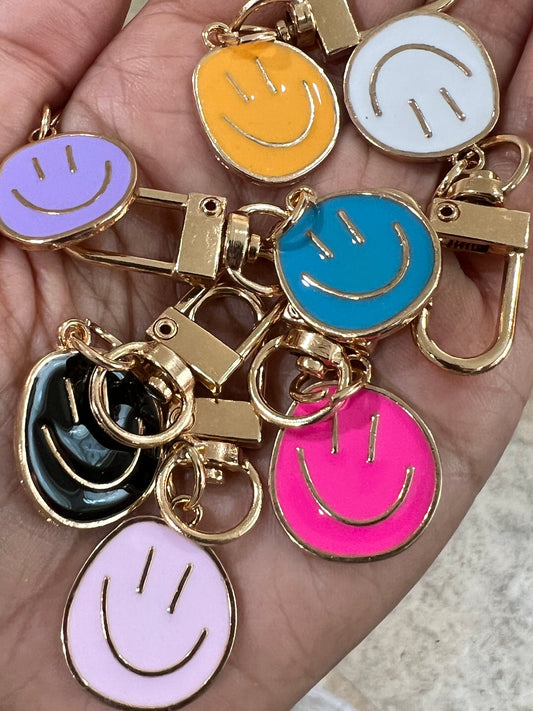 Mystery Mini Smiley Face Keychain