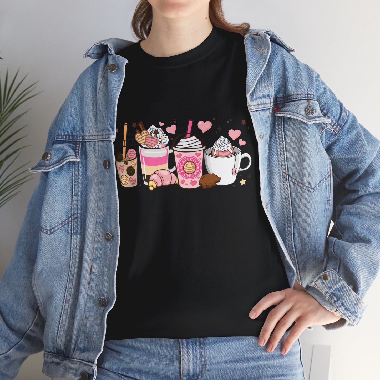 Cafecito y chisme cup t shirt