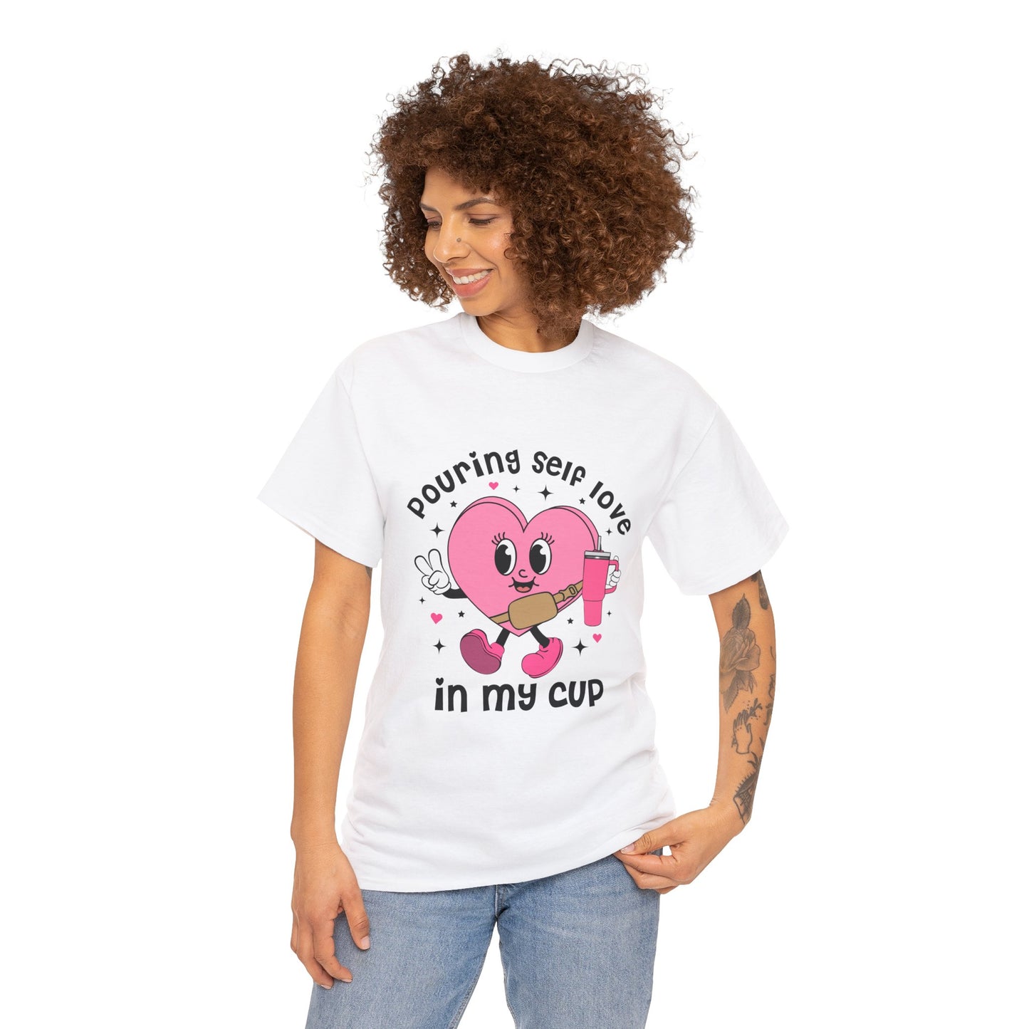 Pouring self love in my cup Unisex T shirt