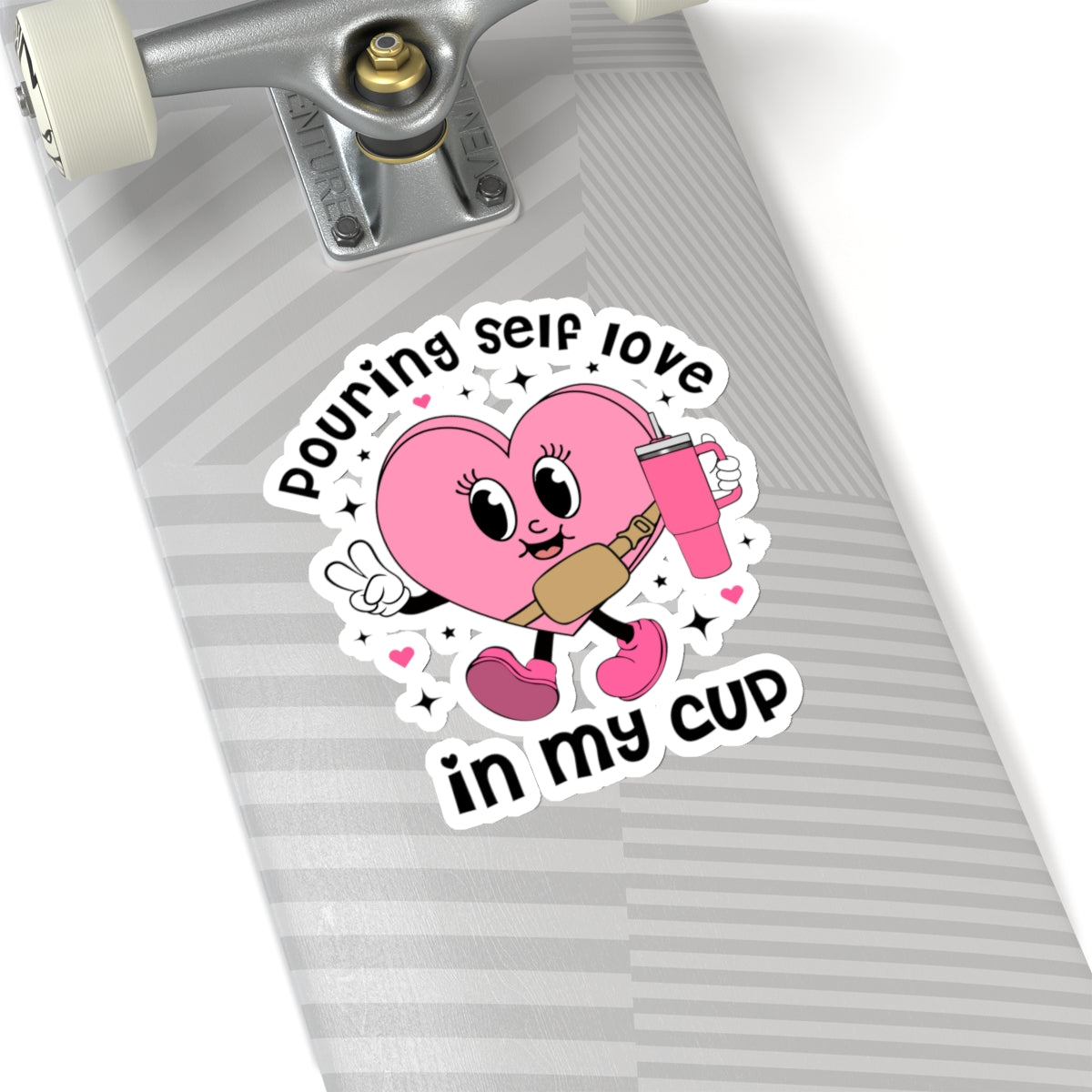 Pouring self love in my cup Sticker