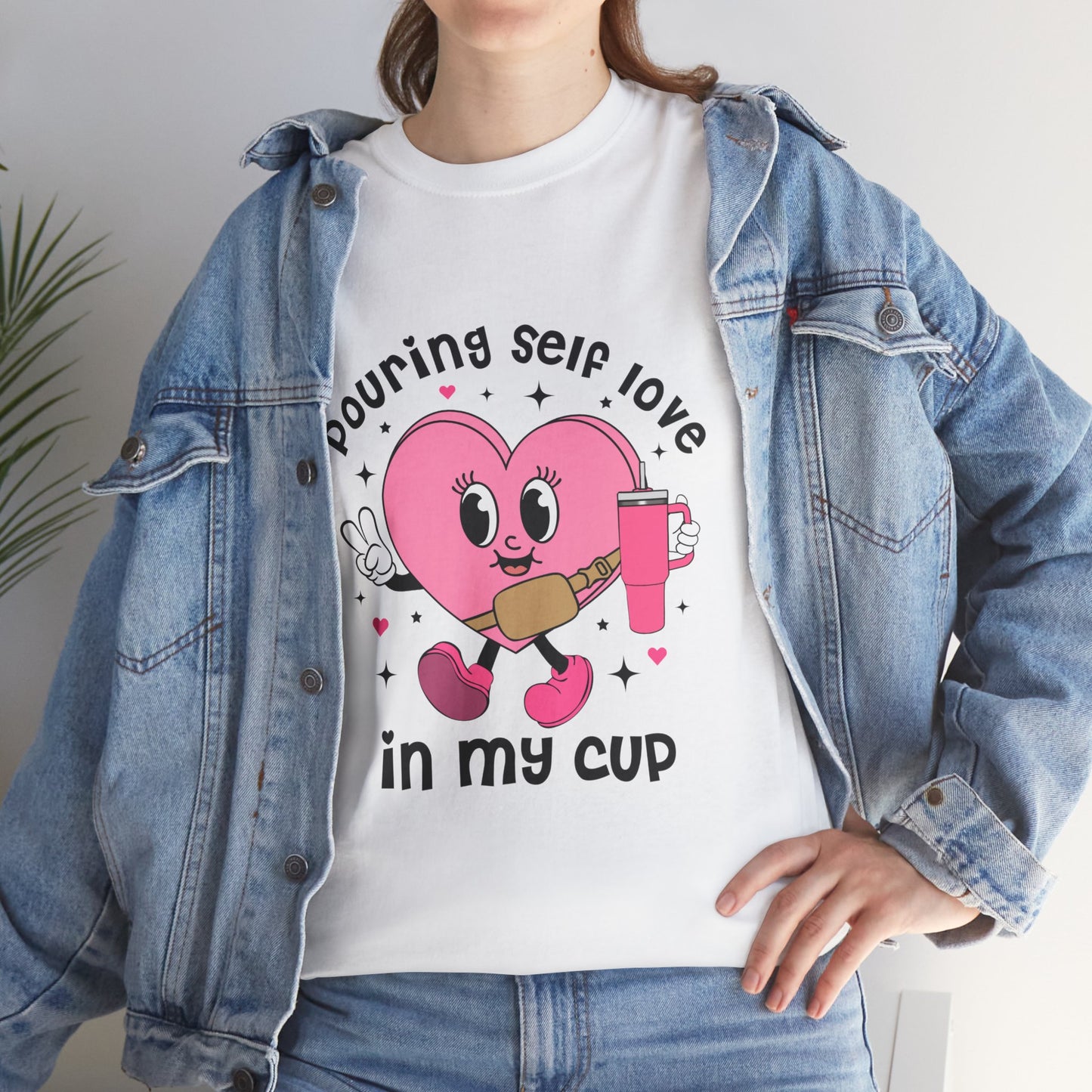 Pouring self love in my cup Unisex T shirt