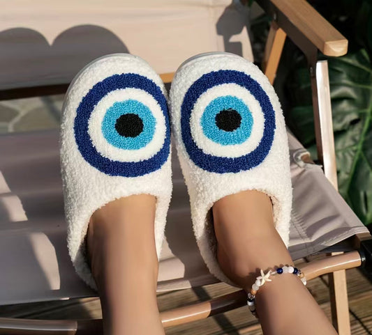 Evil Eye Cozy Slippers